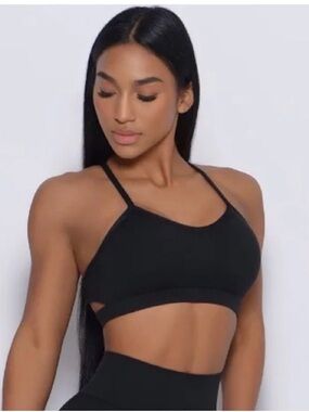 Bombshell Sportwear Classic Black and White logo B, size S, like new!!’